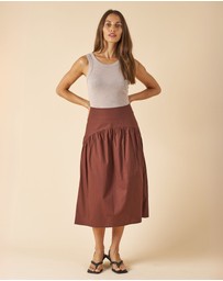 CAMIXA - Mare Cotton Midi Skirt