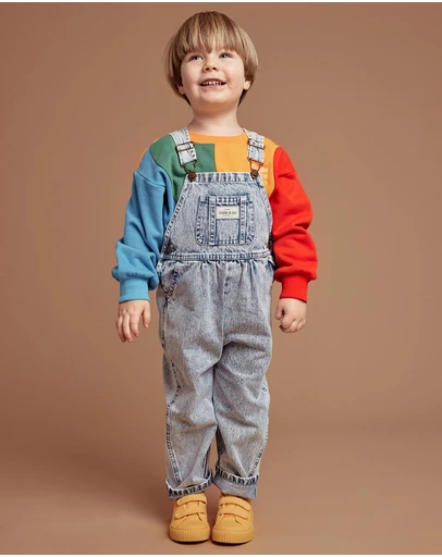 Goldie + Ace - AUSTIN VINTAGE WASHED DENIM OVERALLS