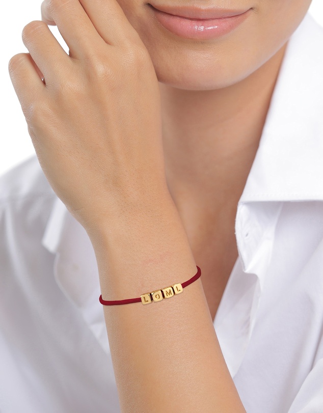 Elli Jewelry - Love of my Life Red Satin Bracelet