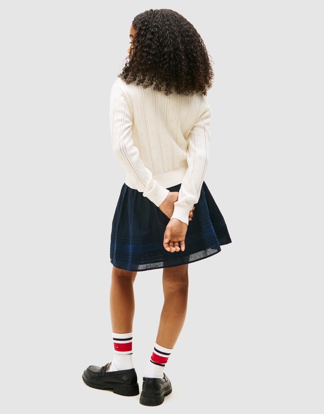Tommy Hilfiger - Pointelle Relaxed Cardigan - Kids