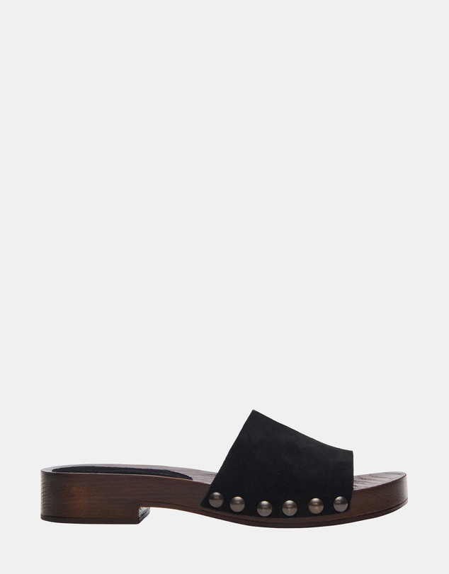 Steve Madden - Cento Black Suede Sandals