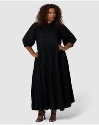 Sunday In The City - Wild Halo Midi Shirt Dress