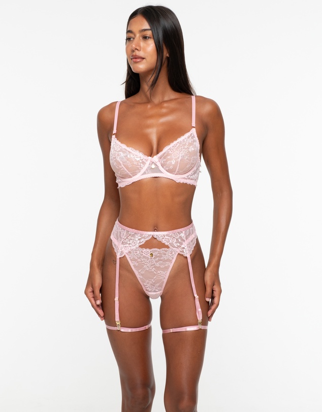 One Empire - Raffaella Pink Lingerie Set