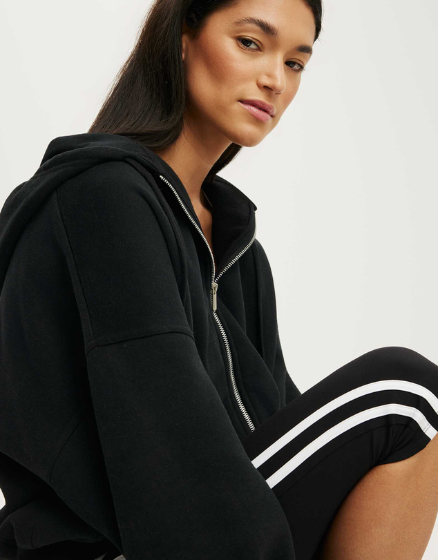 Cotton On Body Active - Plush Oversized Cocoon Zip Through