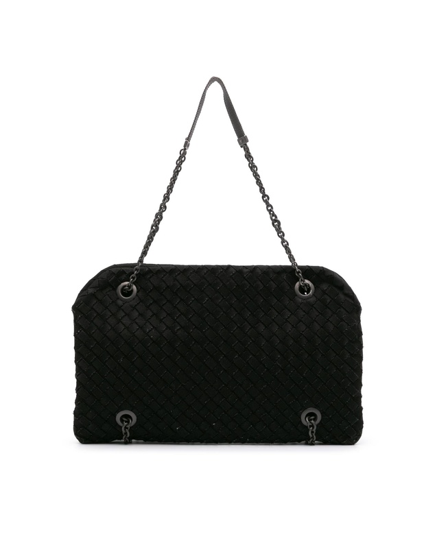 Pre-Loved by Azura Reborn - Pre-Loved Grosgrain Intrecciato Duo Shoulder Bag