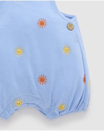 Purebaby - Broderie Overall Set -Kids-Babies