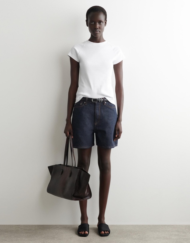 COS - High-Rise Denim Shorts