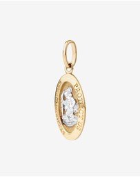 Michael Hill - St Christopher Pendant in 10kt Yellow & White Gold