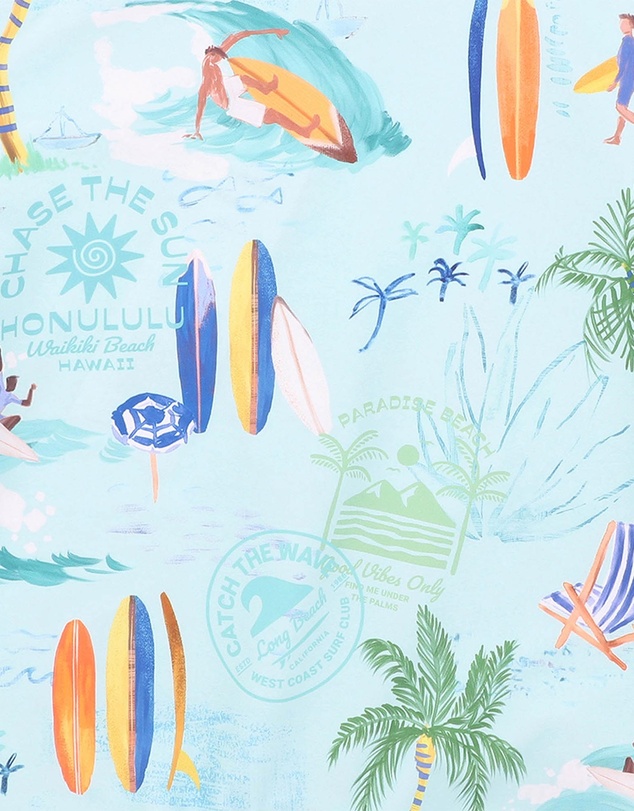 Minihaha - Bodhi Aqua Nappy - Kids