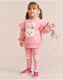 Huxbaby - Flower Field Bunny Sweatshirt - Babies-Kids
