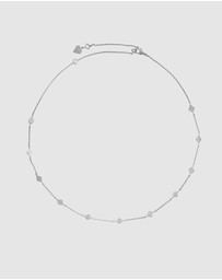 Wanderlust + Co - Zyia Silver Choker Necklace