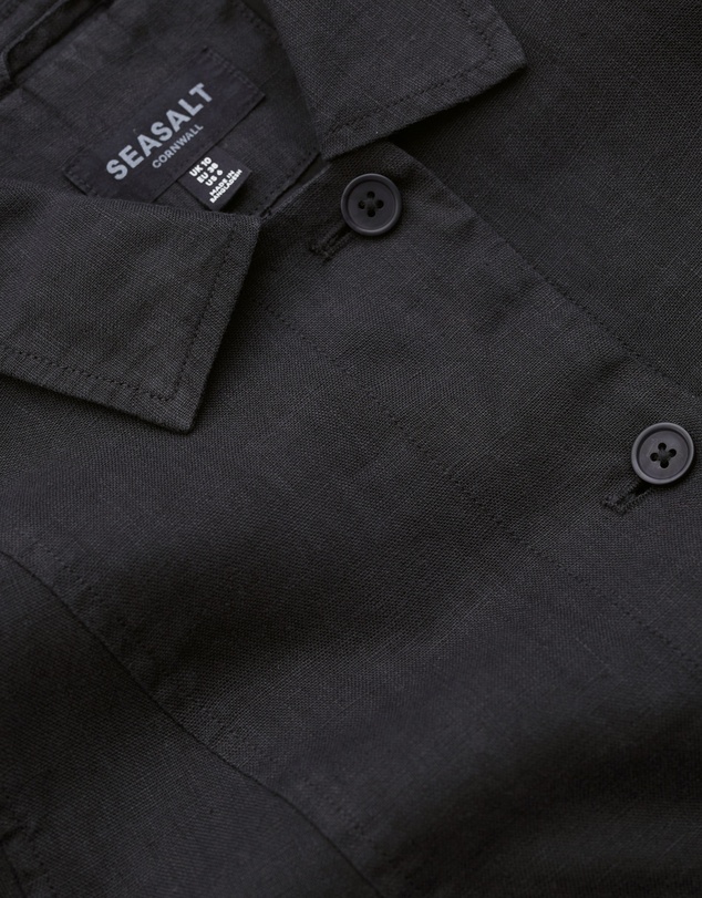 Seasalt - Seasalt Cornwall Navy Arame Linen Jacket