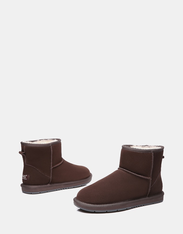 EVERAU - Australian Shepherd Ugg Mini Classic Suede Cow Suede Upper UGG Boots