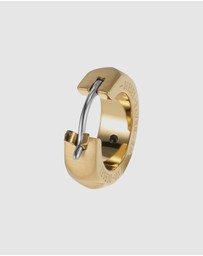 Diesel - Steel Gold-Tone Earring