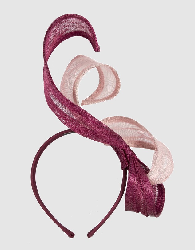 Max Alexander - Sculptured Sinamay Fascinator Headband