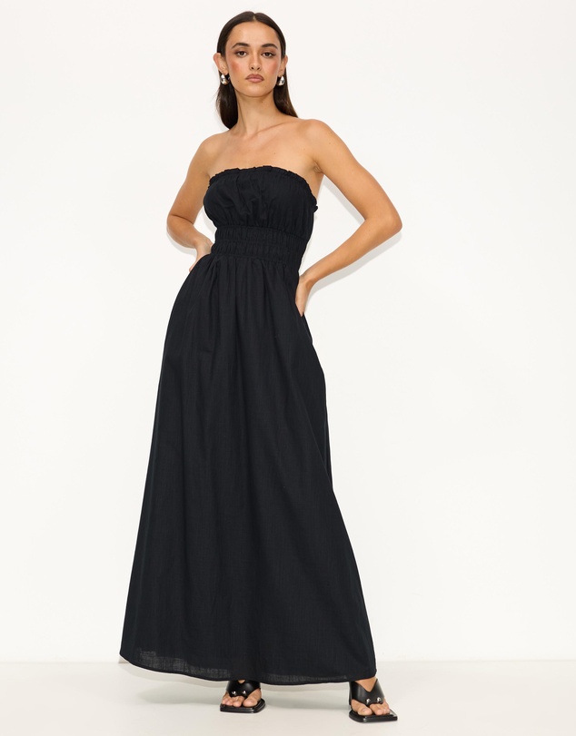 Dazie - Heatwave Strapless Maxi Dress