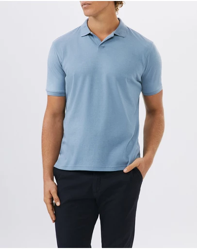 Van Heusen - Johnny Collar Interlock Polo