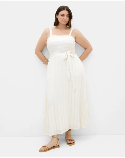 City Chic - Sundaze Stripe Maxi Dress