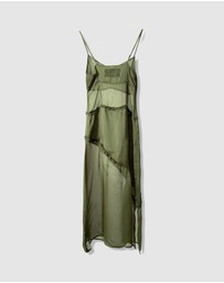 Damson Madder - Sasha Ruffle Slip Dress