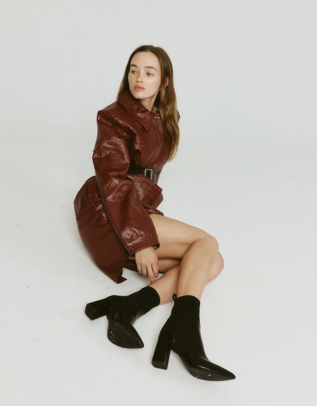 Verali - Mayah Knit Ankle Boots