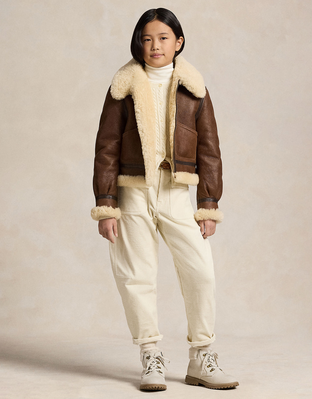 Polo Ralph Lauren - Metallic Mini-Cable Cardigan - ICONIC EXCLUSIVE - Teens