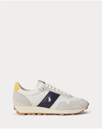 Polo Ralph Lauren - PRL Trail 125 Suede & Mesh Sneaker - The ICONIC Exclusive