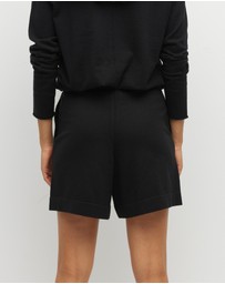 JH Lounge - JHL Long Short (Cotton Cashmere) Black