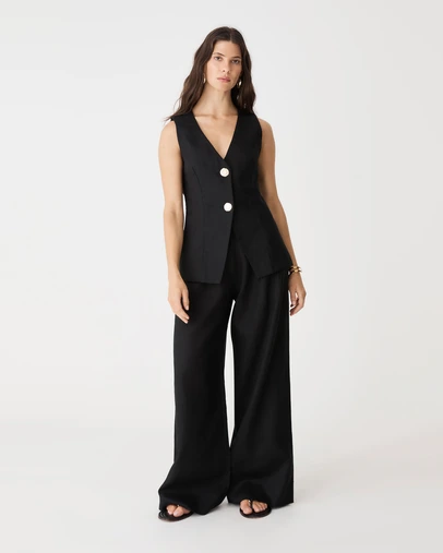 Forcast - Ami V-Neck Linen Vest