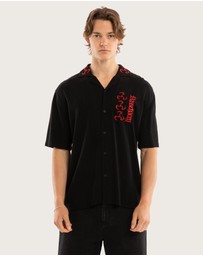Kiss Chacey - Shadowrun SS Button Up Shirt