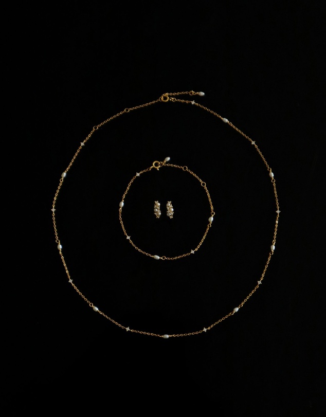 SAINT VALENTINE - Stars & Moons Bracelet - Gold