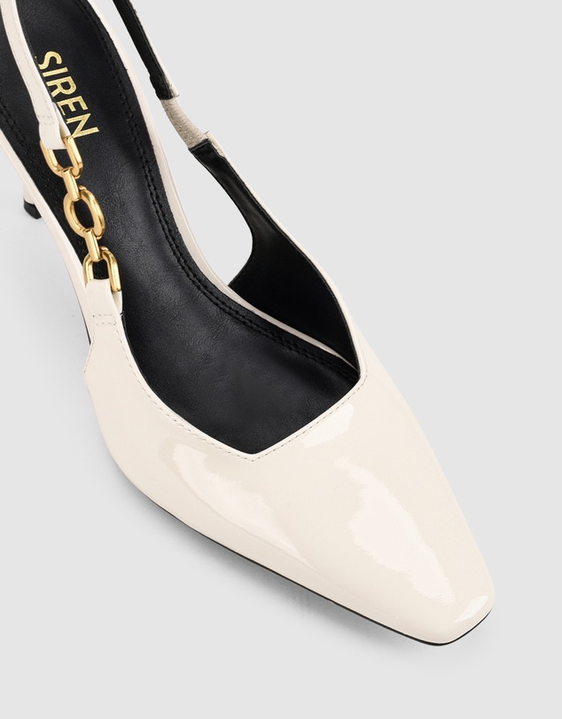 Siren - Venus Slingback Stiletto Heels