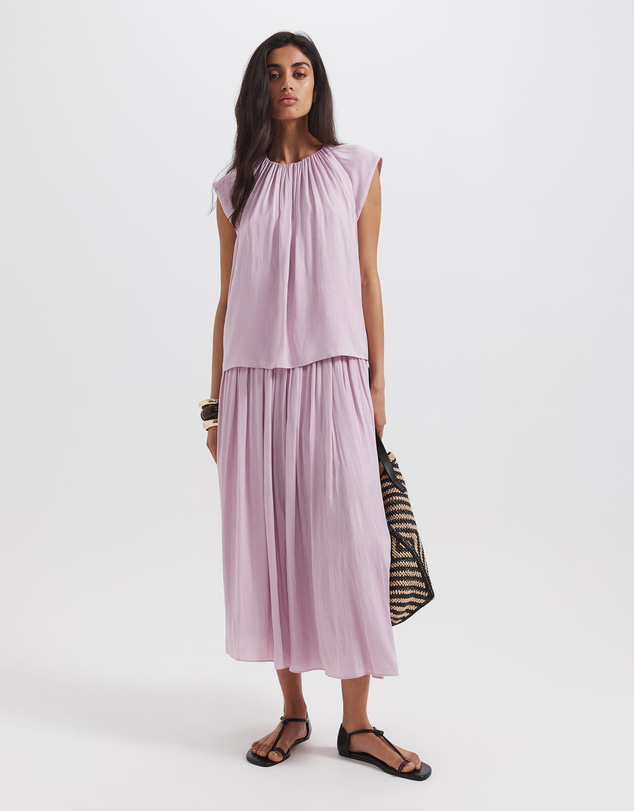 SABA - Lillian Pleated Maxi Skirt