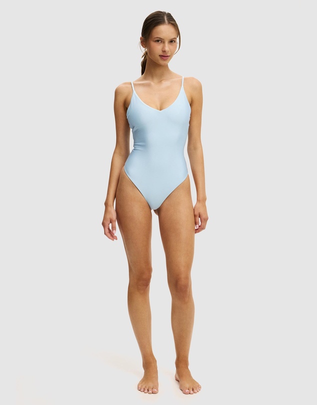 Cotton On Body - Thin Strap V-Neck Cheeky One Piece