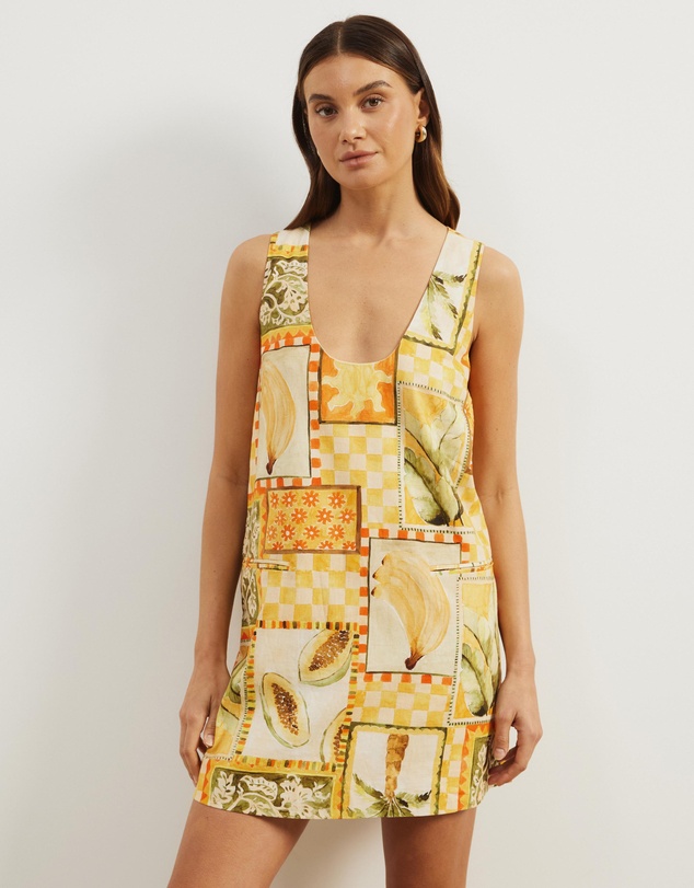 Atmos&Here - Luna Linen Blend Mini Dress