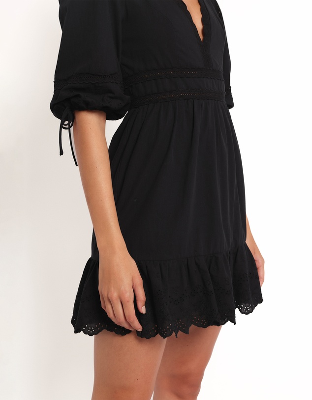 Petal & Pup - Estella Mini Dress - Black