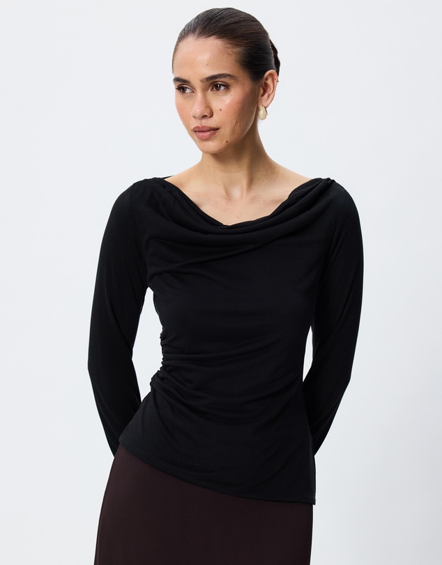 Tussah - Annabelle Boat Neck Long Sleeve Top