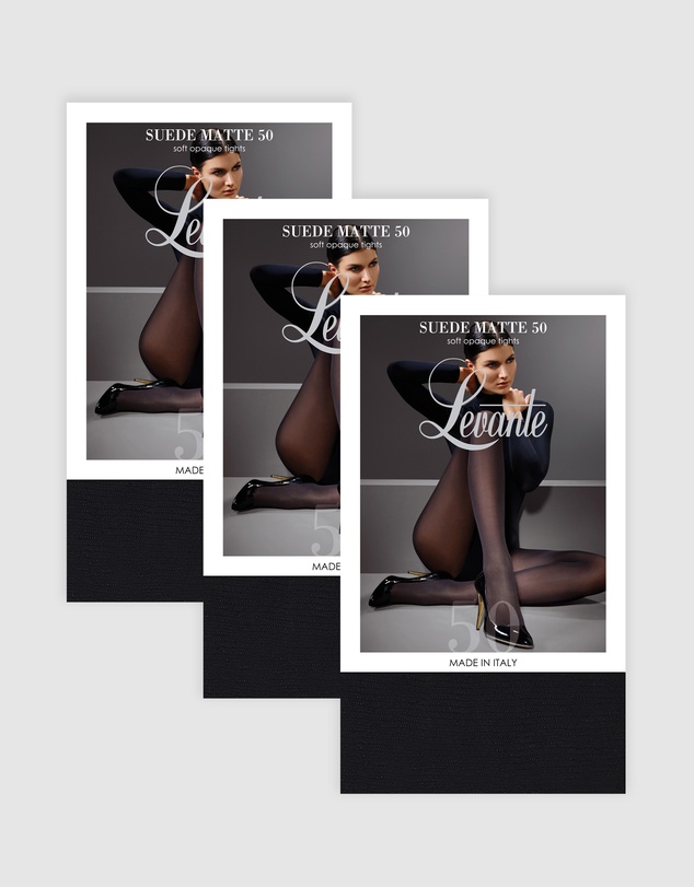 Levante - 3 Pack Suede Matte 50D Tight