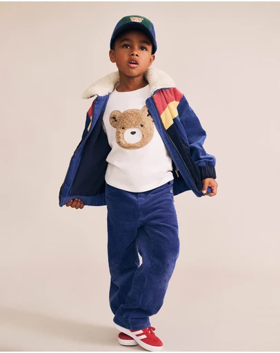 Huxbaby - Furry Huxbear Tee - Babies-Kids