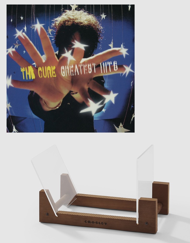 Universal Music - The Cure Greatest Hits - Double Vinyl Album & Crosley Record Storage Display Stand