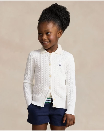 Polo Ralph Lauren - Mini-Cable Cotton Cardigan - Kids