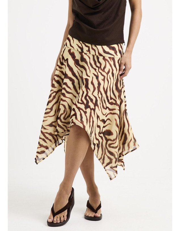 Alice In The Eve - Linda Sheer Slip Midi Skirt