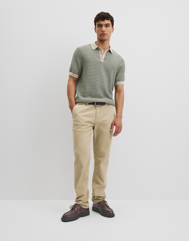 Country Road - Australian Cotton Textured Knit Polo