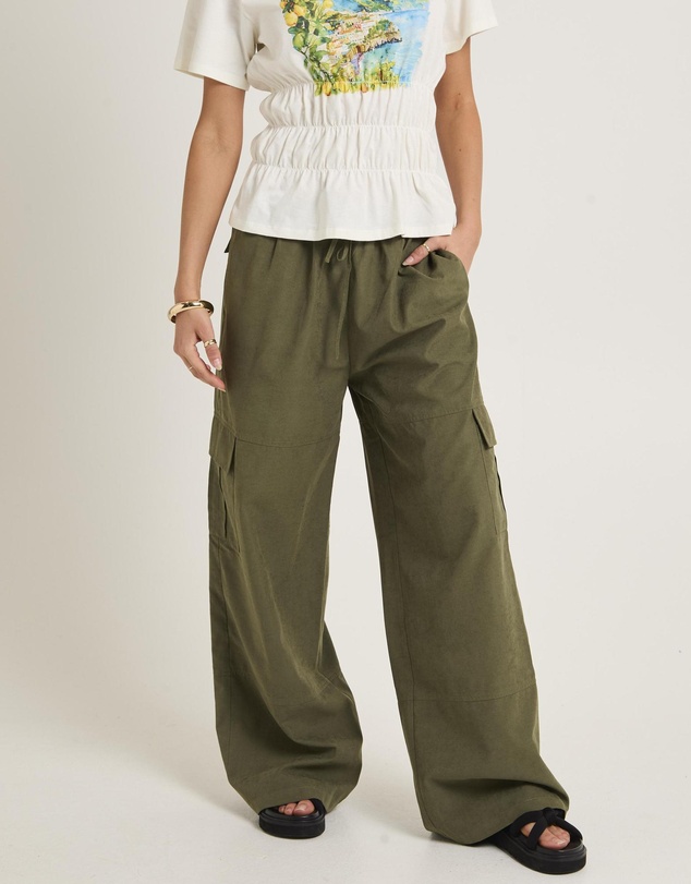 Subtitled - Mia Drap Cargo Pants