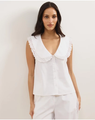 Atmos&Here - Sable Linen Blend Top