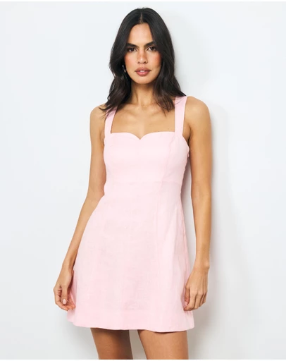 AERE - Roah Linen Mini Dress