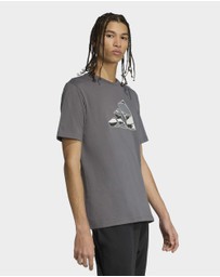 adidas Sportswear - Camo Logo Graphic Tee Mens