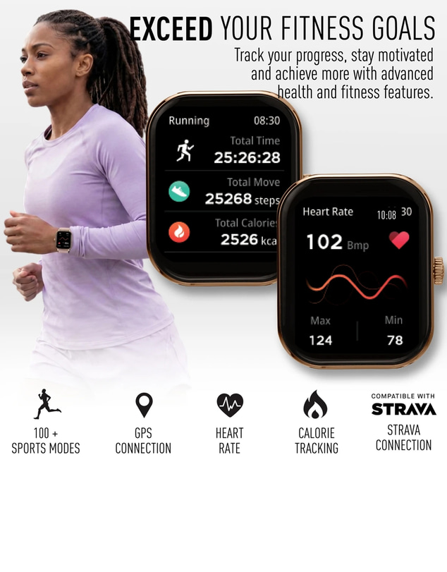 Reflex Active - Nexus Lite Pink Rose Gold Smart Watch