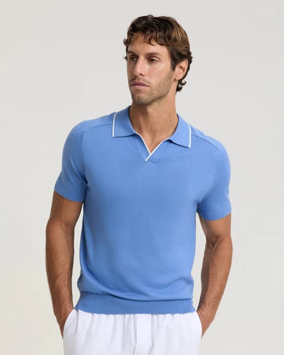 Sportscraft - Brookes Tipped Knit Polo