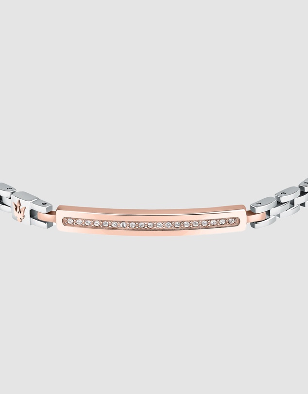 Maserati - Maserati Men's Stainless Steel Rose Gold Bracelet
