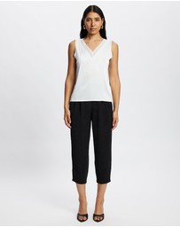 Mossée - Luna Silk Cropped Pants